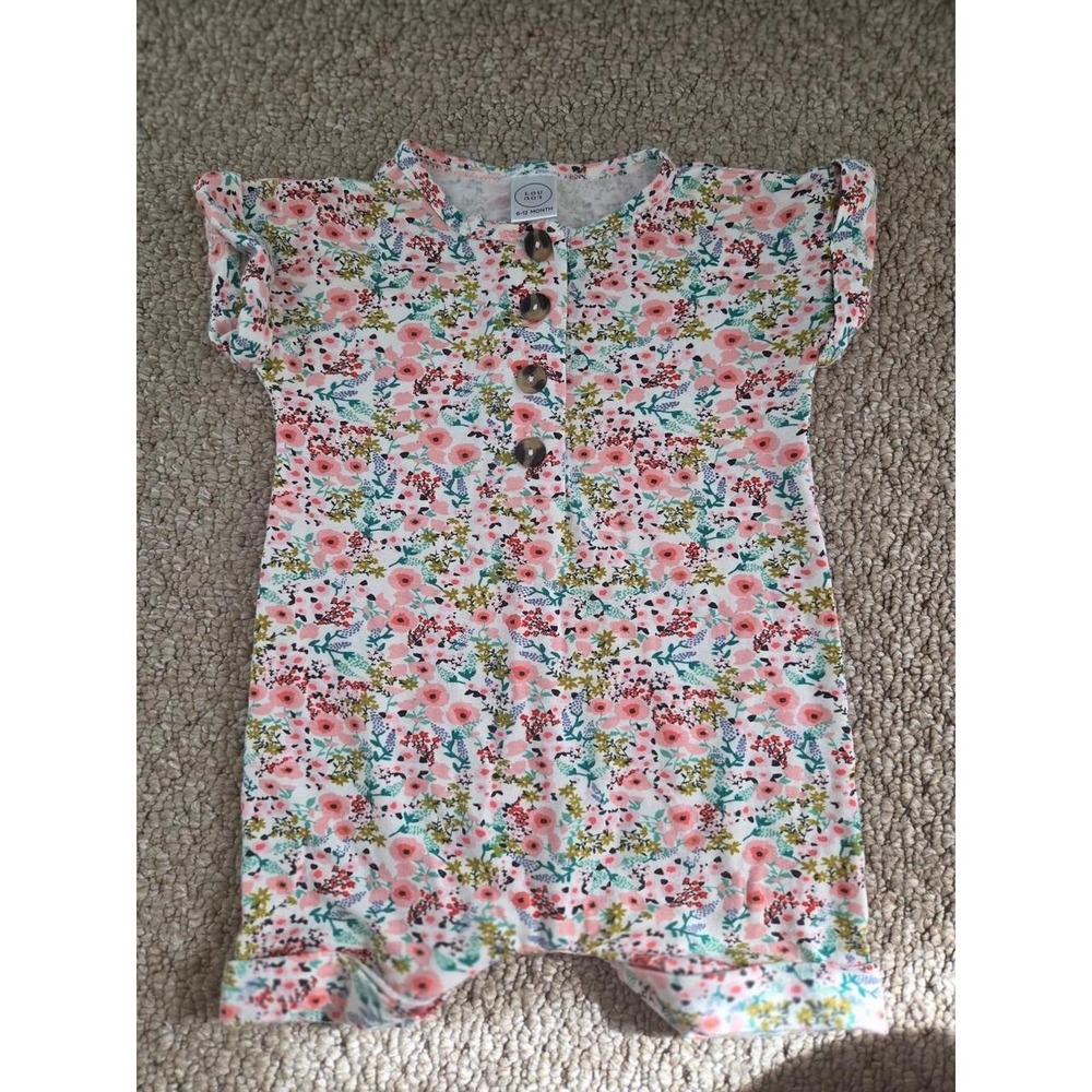 Lou lou and company baby girl romper 6-12 mos
